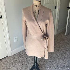 Arianna wrap fall sweater